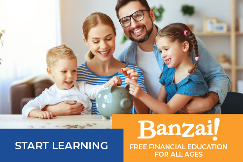 Click to learn about Banzai, our free financial literacy program for all ages